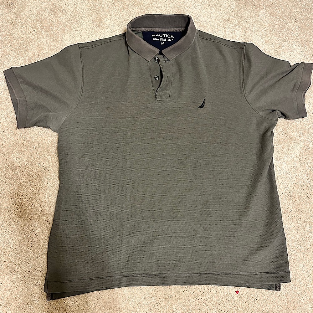 Nautica green polo shirt